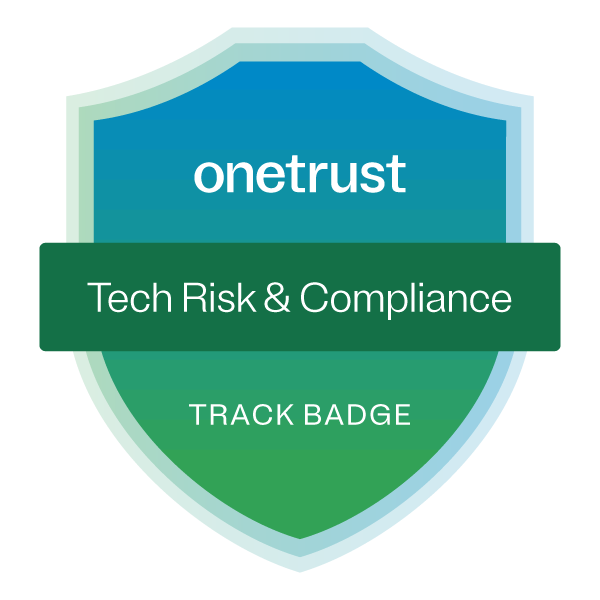 OneTrust Tech Risk & Compliance Track Badge