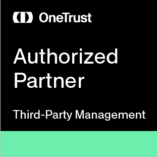 Badge reading OneTrust Authorized Partner: Third-Party Management