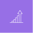 bar graph icon indicating scale