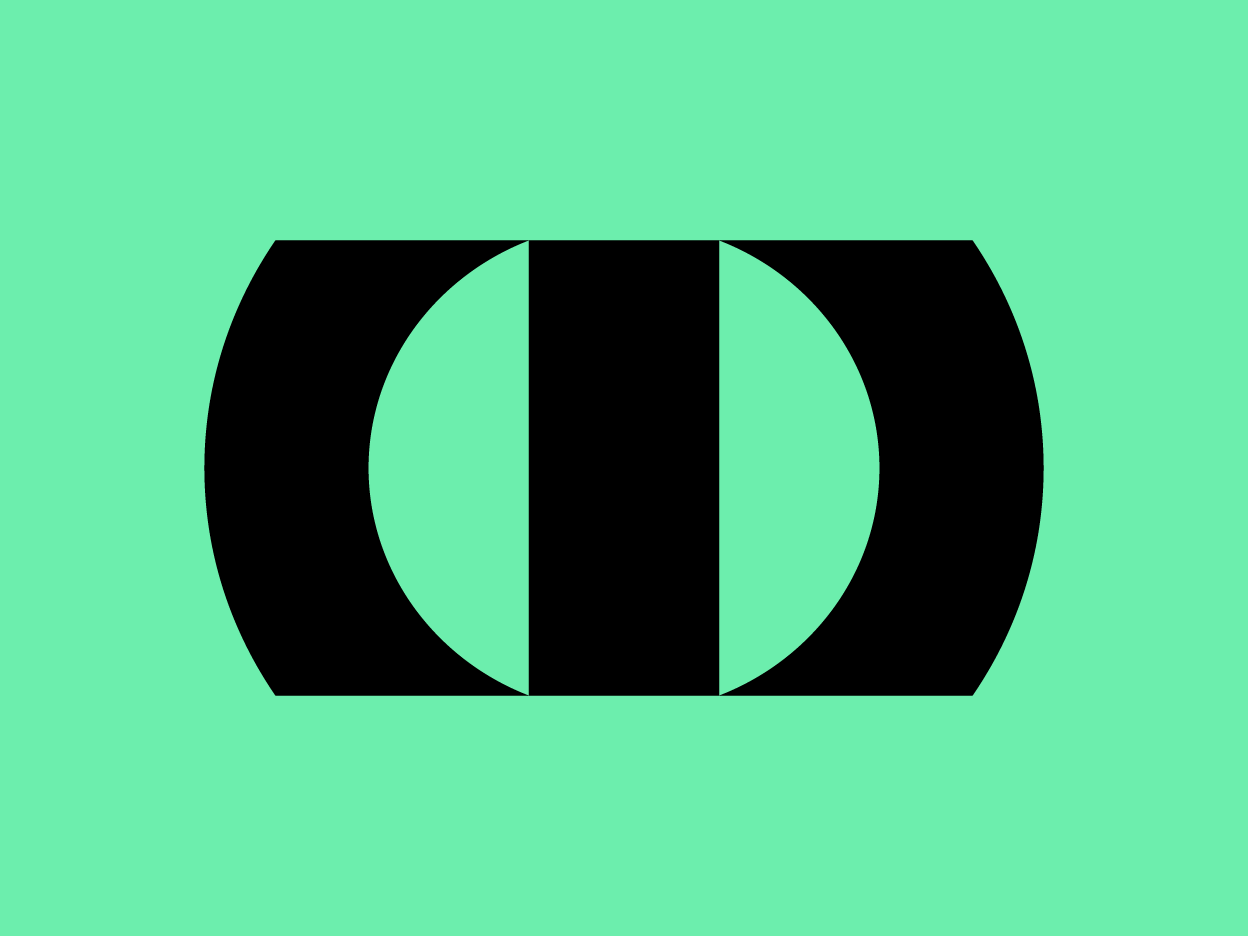 OneTrust logogram on a lime green background